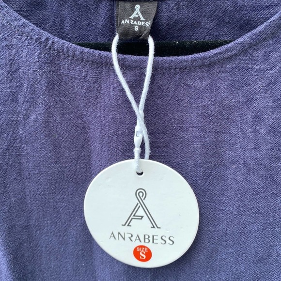 Anrabess Cropped Button Back Tank - S - Picture 4 of 5